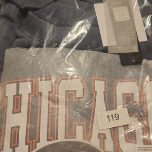 Men's Blue Graphic Logo Sweater